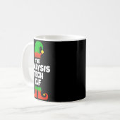 I'm The Dialysis Tech Elf Family Pajama Christmas Kaffeetasse (Vorderseite Links)