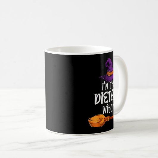 I'm The Dietary Witch Halloween Matching Group Cos Kaffeetasse (VorderseiteRechts)