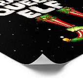 I'm The Drama Queen Elf Family Matching Group Chri Poster (Ecke)