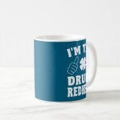 I'm The Drunk Redhead Funny St Patricks Day Kaffeetasse (VorderseiteRechts)