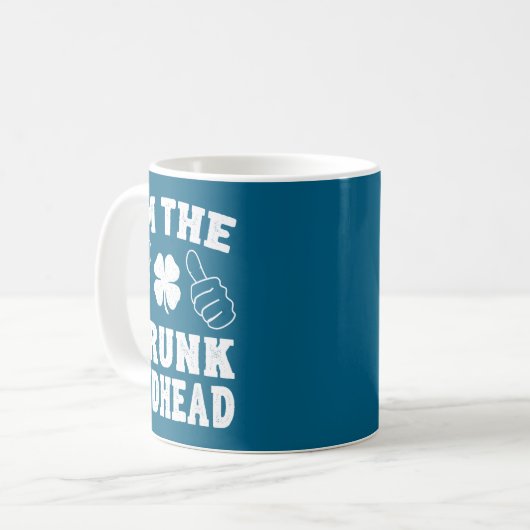 I'm The Drunk Redhead Funny St Patricks Day Kaffeetasse (Vorderseite Links)