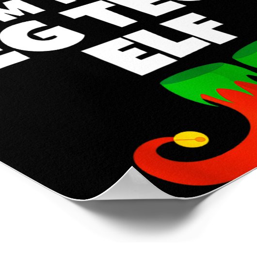 I'm The Eeg Tech Elf Family Pajama Christmas Funny Poster (Ecke)