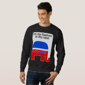 I'm the Elephant in the Room Republican Political Sweatshirt (Vorne ganz)