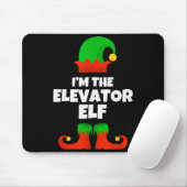 I'm The Elevator Elf Family Pajama Christmas Funny Mousepad (Mit Mouse)