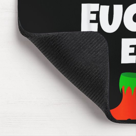 I'm The Euchre Elf Family Pajama Christmas Funny P Mousepad (Ecke)