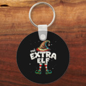 I'm The Extra Elf Family Matching Group Christmas  Schlüsselanhänger (Vorderseite)