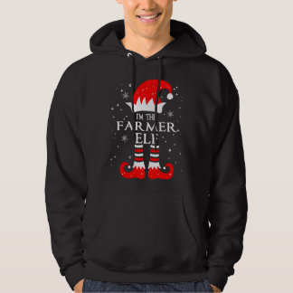 I'm The Farmer Elf Matching Family Group Christmas Hoodie