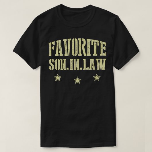 I'm The Favorite Son in Law Awesome Gift Ideas  T-Shirt (Design vorne)