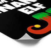 I'm The Finance Elf Family Pajama Christmas Funny  Poster (Ecke)