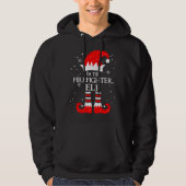 I'm The Firefighter Elf Matching Family Group Chri Hoodie (Vorderseite)