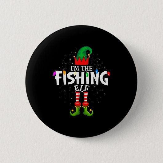 I'm The Fishing Matching Christmas Family Button (Vorderseite)