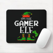 I'm The Gamer Elf Family Matching Gaming Christmas Mousepad (Mit Mouse)