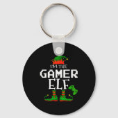 I'm The Gamer Elf Family Matching Gaming Christmas Schlüsselanhänger (Vorderseite)
