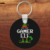 I'm The Gamer Elf Family Matching Gaming Christmas Schlüsselanhänger (Vorderseite)