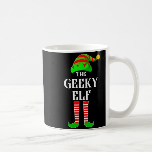 I'm The Geeky Elf Family Matching Costume Christma Kaffeetasse (Rechts)