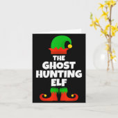 I'm The Ghost Hunting Elf Family Pajama Christmas Karte (Gelbe Blume)