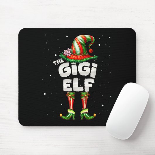 I'm The Gigi Elf Family Matching Group Christmas Mousepad (Mit Mouse)