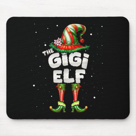 I'm The Gigi Elf Family Matching Group Christmas Mousepad (Vorne)