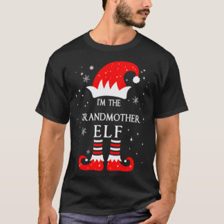 I'm The Granddaughter Elf Matching Funny Christmas T-Shirt