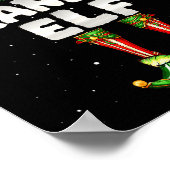 I'm The Grandma Elf Family Matching Group Christma Poster (Ecke)