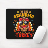 I'm The Grandma Turkey Matching Family Thanksgivin Mousepad (Mit Mouse)