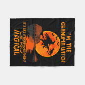 I'm The Grandma Witch Like A Normal Grandma Hallow Fleecedecke (Vorderseite (Horizontal))