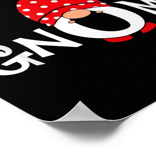 I'm The Grandpa Gnome Funny Christmas Gnome Poster (Ecke)