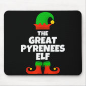 I'm The Great Pyrenees Elf Family Pajama Christmas Mousepad (Vorne)