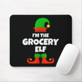 I'm The Grocery Elf Family Pajama Christmas Funny Mousepad (Mit Mouse)
