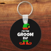 I'm The Groom Elf Family Pajama Christmas Funny Schlüsselanhänger (Vorderseite)