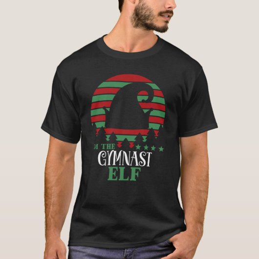 Im The Gymnast Elf Matching Christmas Classic T-Sh T-Shirt (Vorderseite)