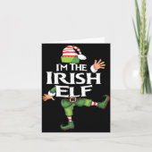 Im The Irish Elf Christmas Eve Xmas Elf Squad Cos  Karte (Vorderseite)