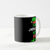 I'm The Jamaican Elf Jamaica Christmas Funny Pajam Kaffeetasse (VorderseiteRechts)