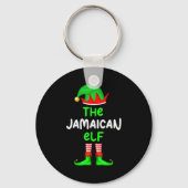 I'm The Jamaican Elf Jamaica Christmas Funny Pajam Schlüsselanhänger (Vorderseite)
