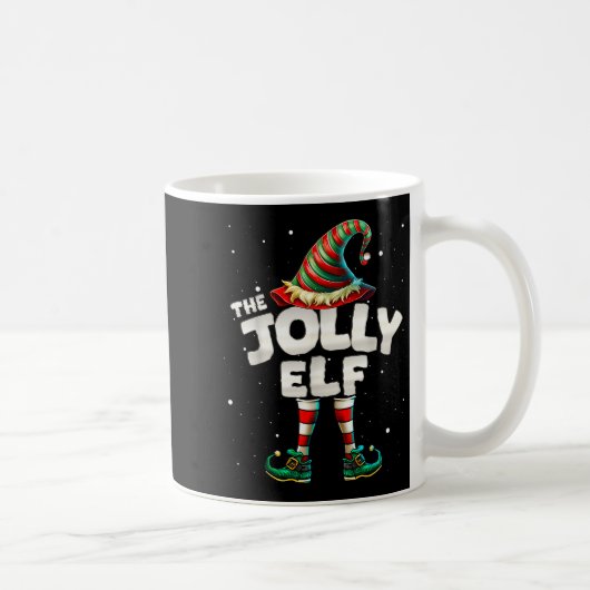 I'm The Jolly Elf Family Matching Group Christmas Kaffeetasse (Rechts)