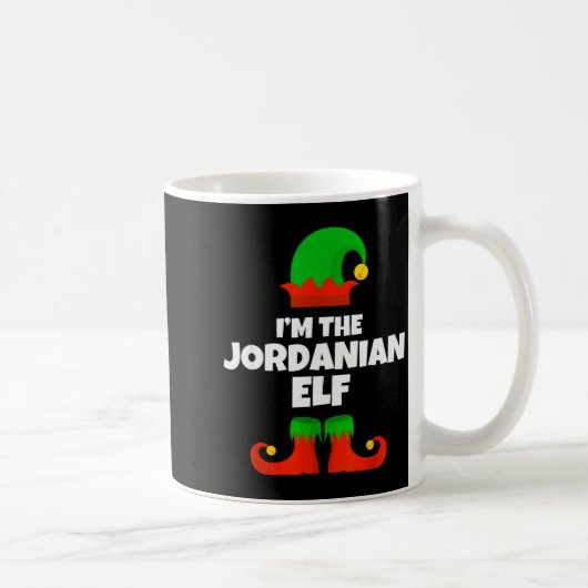 I'm The Jordanian Elf Family Pajama Christmas Funn Kaffeetasse (Rechts)