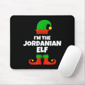 I'm The Jordanian Elf Family Pajama Christmas Funn Mousepad (Mit Mouse)