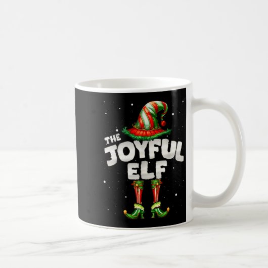 I'm The Joyful Elf Family Matching Group Christmas Kaffeetasse (Rechts)