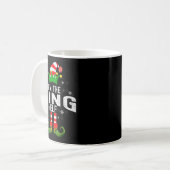 I'm The King Elf Christmas Family Pjs Costume Kaffeetasse (Vorderseite Links)