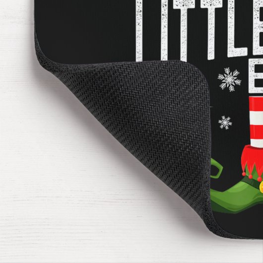 I'm The Little Sister Elf Christmas Family Pjs Cos Mousepad (Ecke)