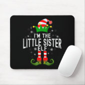 I'm The Little Sister Elf Christmas Family Pjs Cos Mousepad (Mit Mouse)