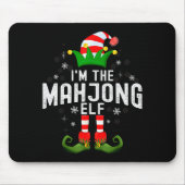 I'm The Mahjong Elf Christmas Family Pjs Costume Mousepad (Vorne)