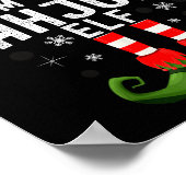 I'm The Mahjong Elf Christmas Family Pjs Costume Poster (Ecke)