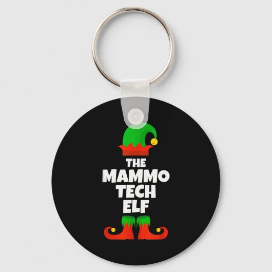 I'm The Mammo Tech Elf Family Pajama Christmas Mam Schlüsselanhänger (Vorderseite)