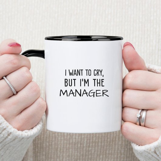 I'm The Manager Funny Office Coworker Humor Tasse