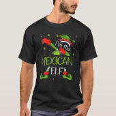 I'm The Mexican Elf Dabbing Santa Claus Xmas Famil T-Shirt (Vorderseite)