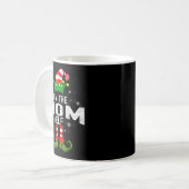 I'm The Mom Elf Christmas Family Pjs Costume Kaffeetasse (Vorderseite Links)
