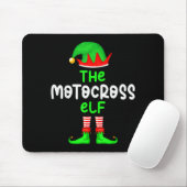 I'm The Motocross Elf Dirt Bike Christmas Matching Mousepad (Mit Mouse)