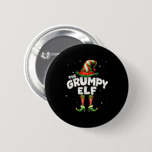 I'm The Mpy Elf Family Matching Group Christmas Button (Vorne & Hinten)