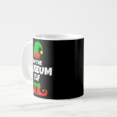 I'm The Museum Elf Family Pajama Christmas Funny Kaffeetasse (Vorderseite Links)